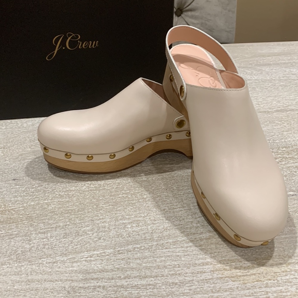 J Crew Convertible Leather Clogs - Picture 4 of 8